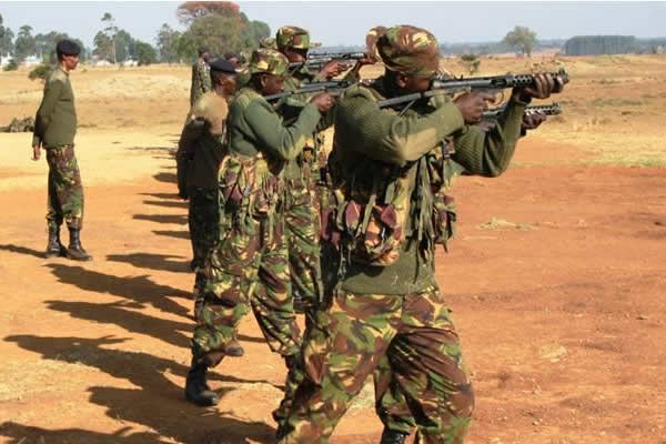 KDF Recruits Training