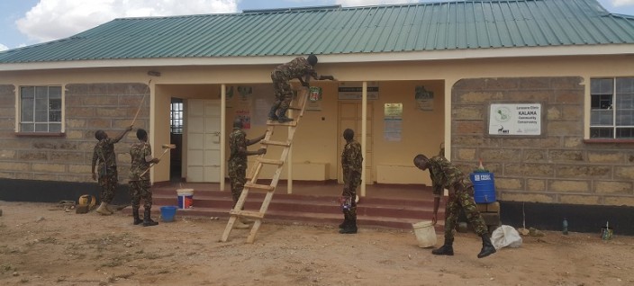 Kenya Army Troops Conducts Cimic Activities In Samburu
