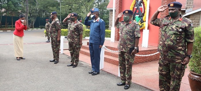 Defence Cabinet Secretary visits Kenya Army Headquarters