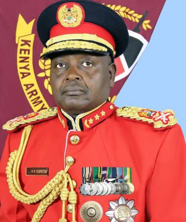 Lt Gen Walter R Koipaton MGH CBS OGW ‘ndc’ (K) ‘psc’ (TZ)