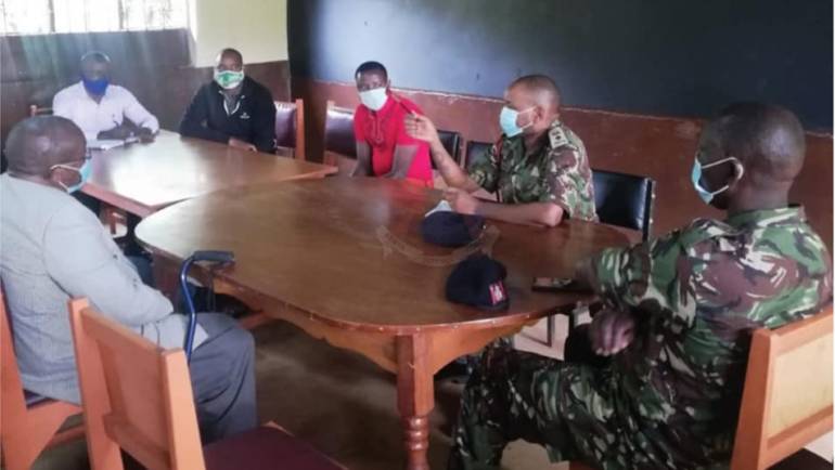 THANK YOU FOR HOSTING US, KDF ENGINEERS TELL WATHIANI PRIMARY SCHOOL