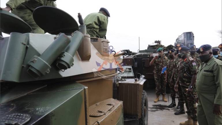 General Robert Kibochi Visits Kenya Army Units in Isiolo