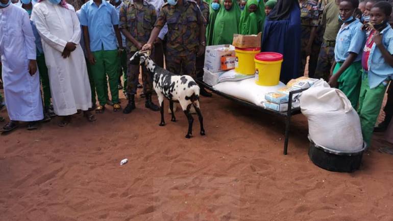 AIR FORCE PERSONNEL BASED IN WAJIR VISITED THE ABUBAKAR AL SADIQ ORPHAN CENTRE.