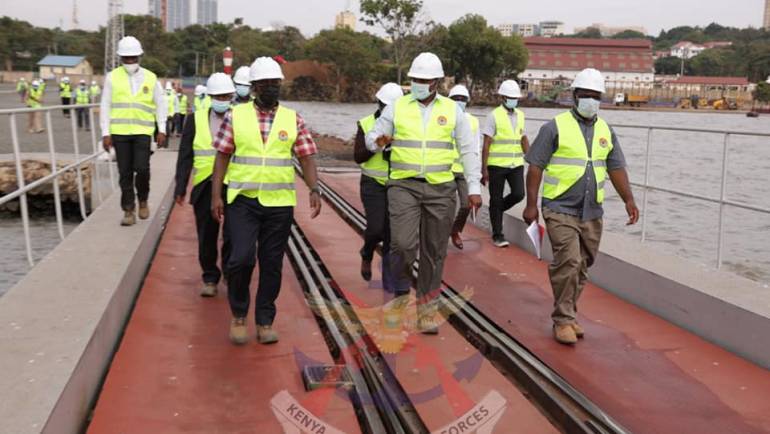 KENYA SHIPYARDS BOARD OF DIRECTORS VISIT KISUMU YARD