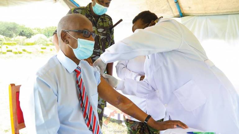 PS DEFENCE LAUNCHES KDF VACCINATION EXERCISE AGAINST COVID-19