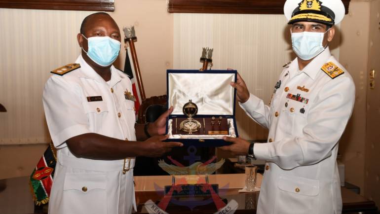 PAKISTANI HIGH COMMISSIONER TO KENYA VISITS THE KENYA NAVY TO ENHANCE MARITIME RELATIONS