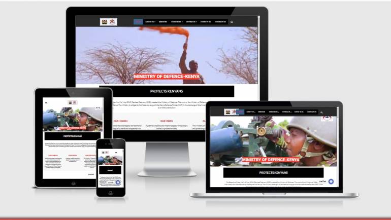 REMARKS DURING THE LAUNCH OF MOD WEBSITE BY CABINET SECRETARY FOR DEFENCE