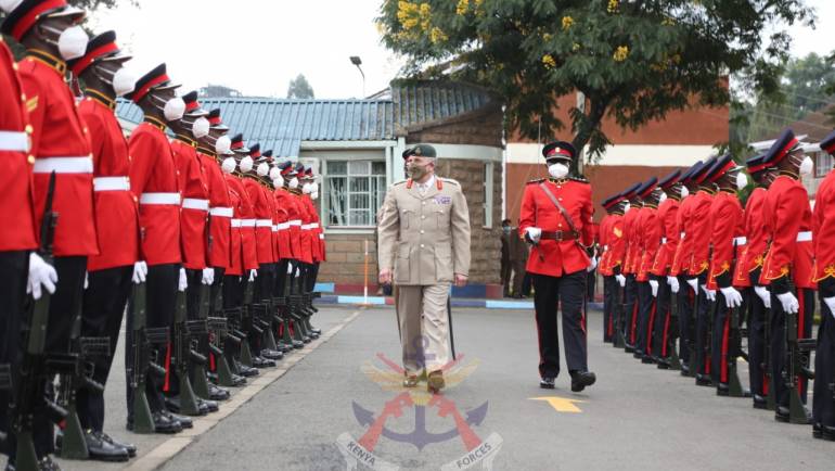 UK CHIEF OF DEFENCE STAFF VISITS KENYA