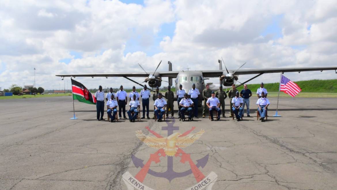C-145 SKYTRUCK AIRCRAFT COMMISSIONED AT KENYA AIR FORCE. 