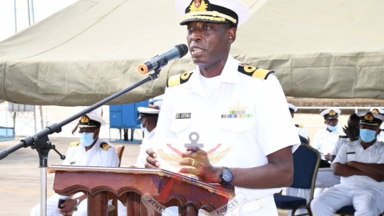 KENYA NAVY FLAGS OFF JUNIOR OFFICERS TRAINING CRUISE