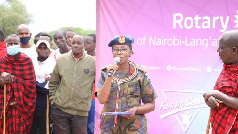KDF HANDS-OVER OLOOMAIYANA WATER PROJECT TO THE COMMUNITY 