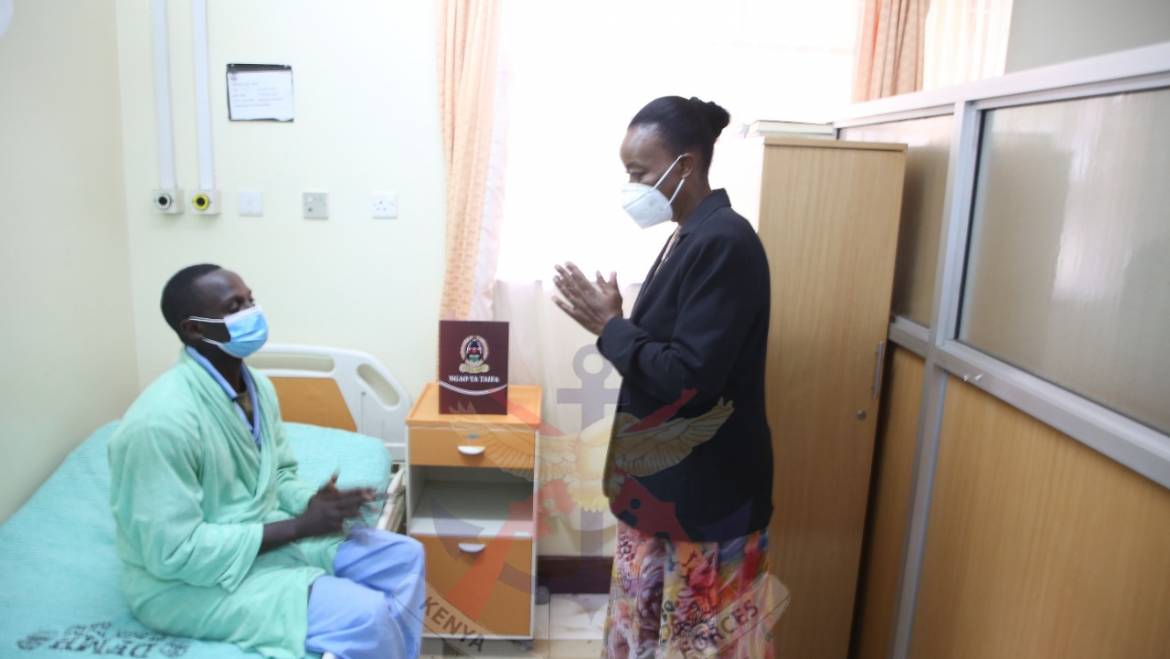 DEFENCE CS VISITS DEFENCE FORCES MEMORIAL HOSPITAL