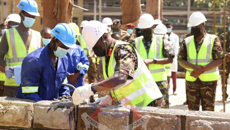 CDF LAYS FOUNDATION STONE FOR NEW CATHOLIC CHURCH