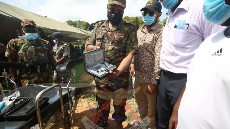 700 BENEFIT FROM KDF MEDICAL CAMP AT KIUNGA