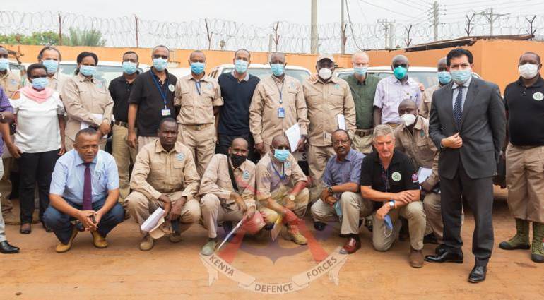 MEDALS FOR KDF PEACE MONITORS IN SOUTH SUDAN