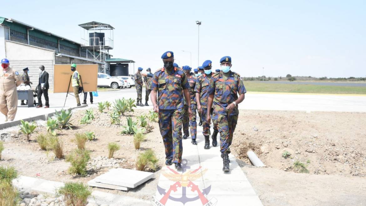 THE VCDF LIEUTENANT GENERAL FRANCIS OGOLLA BIDS FAREWELL TO THE LAIKIPIA AIR BASE FRATERNITY