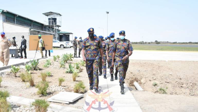 THE VCDF LIEUTENANT GENERAL FRANCIS OGOLLA BIDS FAREWELL TO THE LAIKIPIA AIR BASE FRATERNITY