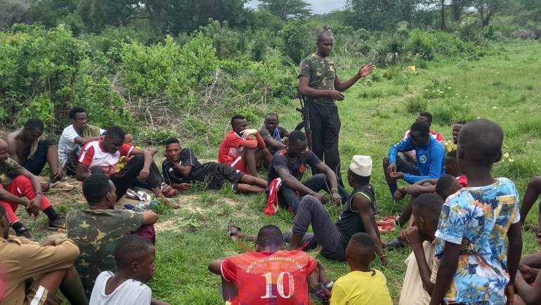 POLICE BORDER PATROL UNIT ENGAGE LOCAL COMMUNITIES IN MANGAI, SANGAILU AND GALMAGALA