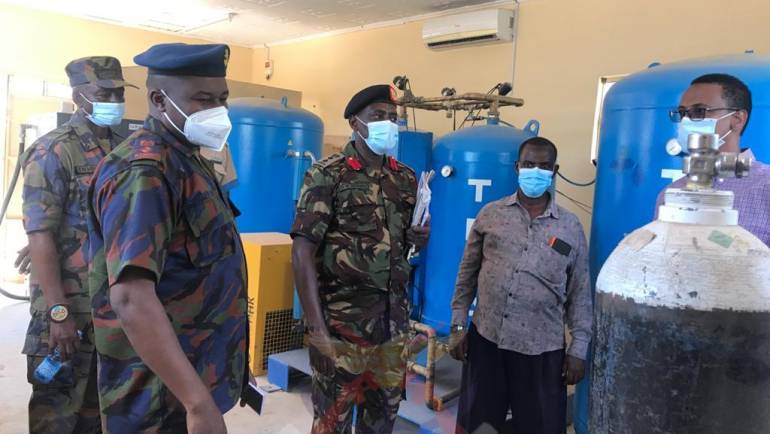 KDF ASSISTS WAJIR HOSPITAL IN RELOCATION AND INSTALLATION OF OXYGEN COMPRESSOR AND TRANSFORMER