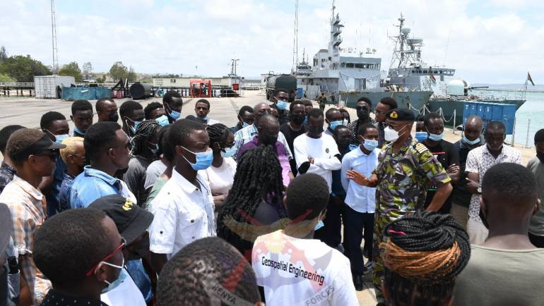 UNIVERSITY OF NAIROBI STUDENTS VISIT THE KENYA NAVY