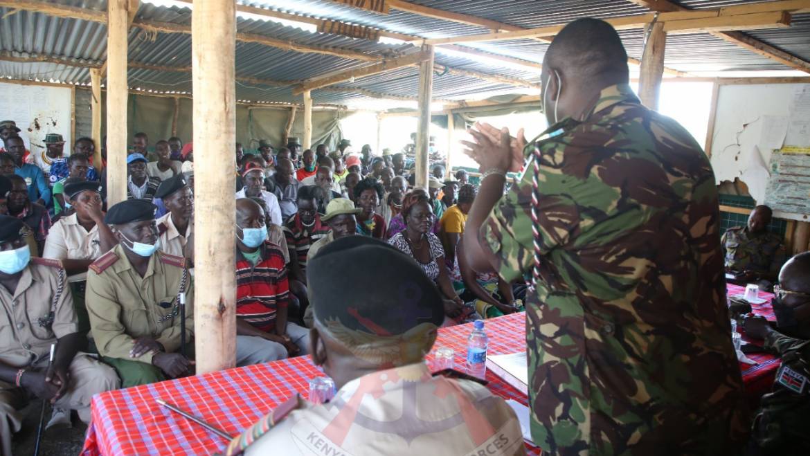 GOVERNMENT CONTINUES WITH PROJECTS IN BARINGO AND LAIKIPIA COUNTIES TO ENHANCE SECURITY