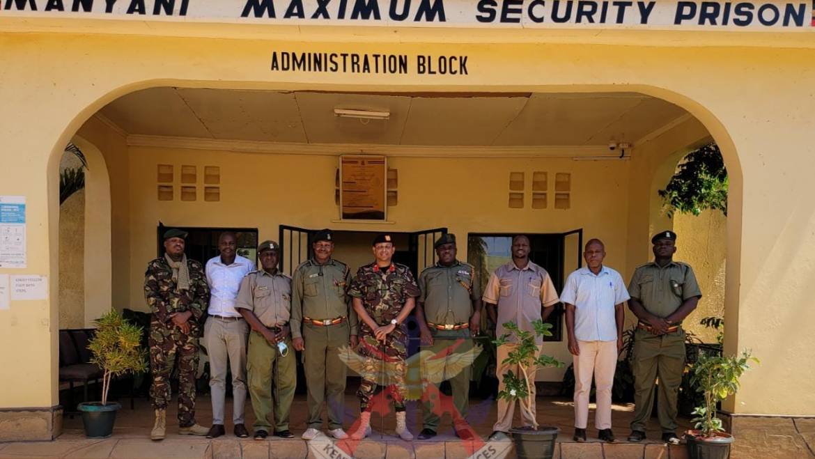 KDF AND NTCT COUNTER VIOLENT EXTREMISM TRAINING TO MANYANI MAXIMUM PRISON STAFF
