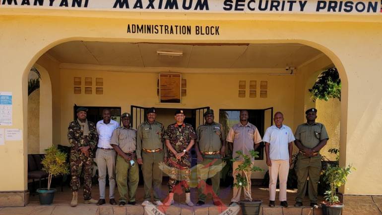 KDF AND NTCT COUNTER VIOLENT EXTREMISM TRAINING TO MANYANI MAXIMUM PRISON STAFF