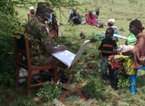 MULTI-AGENCY SECURITY TEAMS VISIT LOCALS AT NGOISUSU AND OFFER MEDICAL AID AT NAGUM IN LAIKIPIA