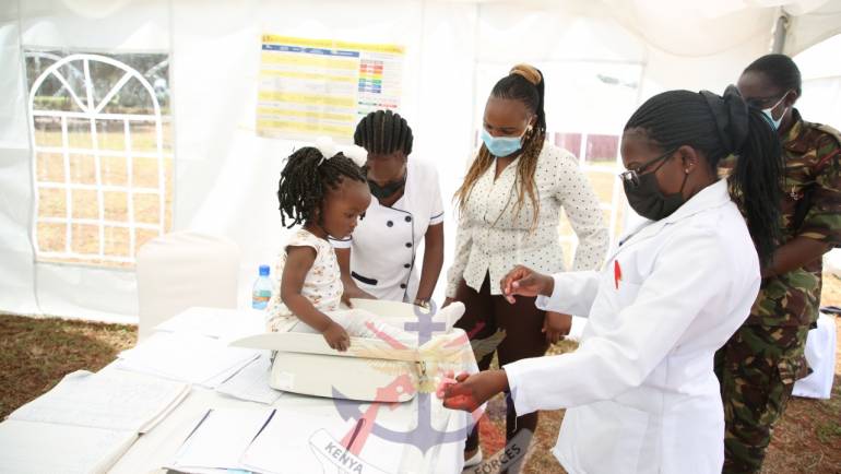 MWAK TAKES MATERNAL HEALTH OUTREACH TO LANG’ATA GARRISON.