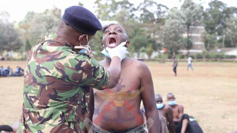 OFFICIAL CLOSING OF THE KENYA DEFENCE FORCES NATIONWIDE RECRUITMENT