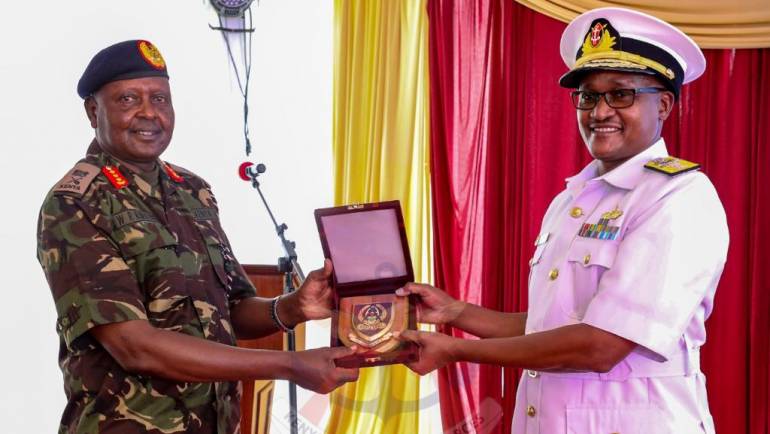 NATIONAL DEFENCE COLLEGE COURSE VISIT KENYA ARMY HEADQUARTERS