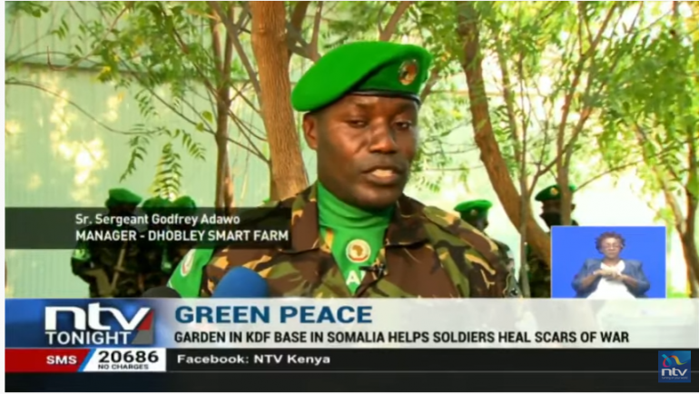 KDF BASE IN SOMALIA DOUBLING UP AS A SMART FARM