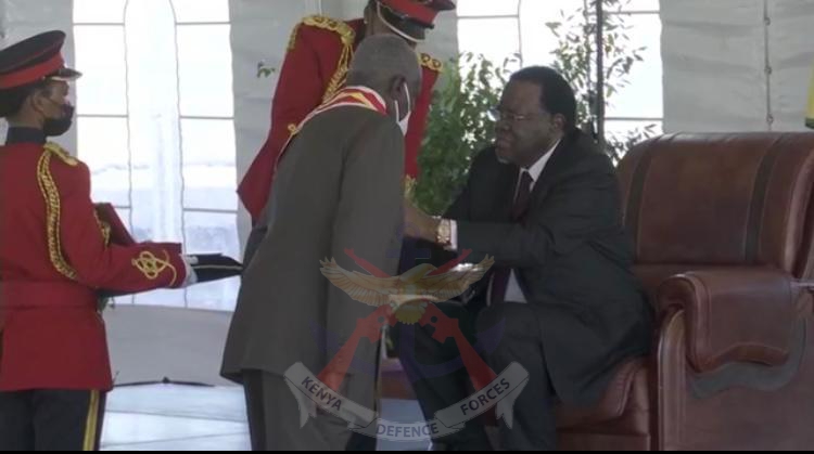 LIEUTENANT GENERAL (RETIRED) DANIEL OPANDE HONOURED