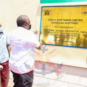 PRESIDENT KENYATTA COMMISSIONS MOMBASA SHIPYARD
