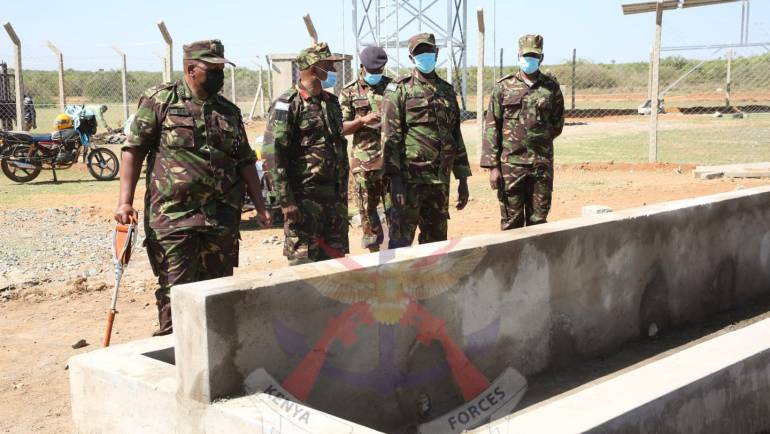 GOC WESTCOM VISITS FORWARD OPERATING BASES IN LAIKIPIA AND SAMBURU COUNTIES
