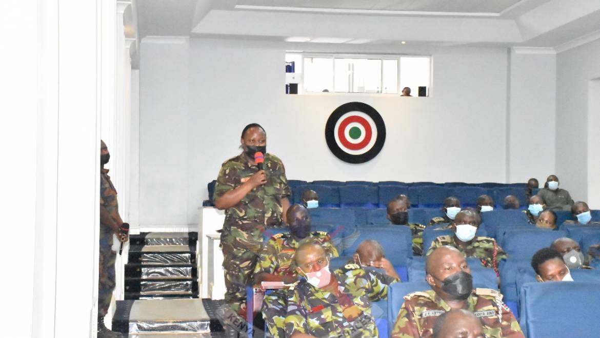 GRADE TWO STAFF COURSE PARTICIPANTS VISIT KAF HEADQUARTERS