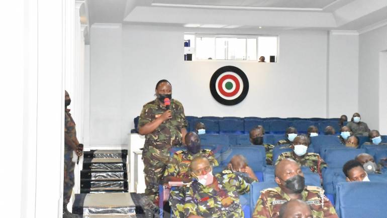 GRADE TWO STAFF COURSE PARTICIPANTS VISIT KAF HEADQUARTERS