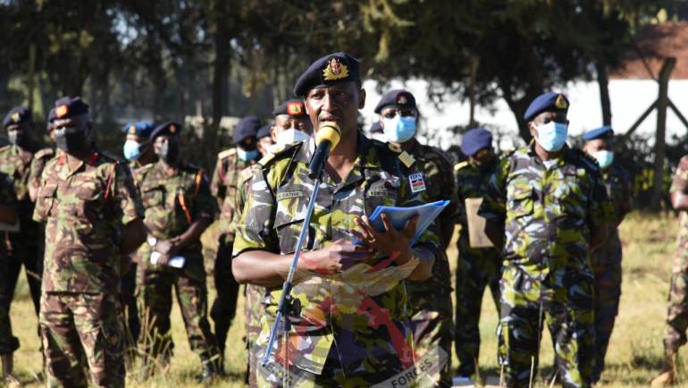 SELECTED GSO CADET CANDIDATES REPORT TO KENYA MILITARY ACADEMY