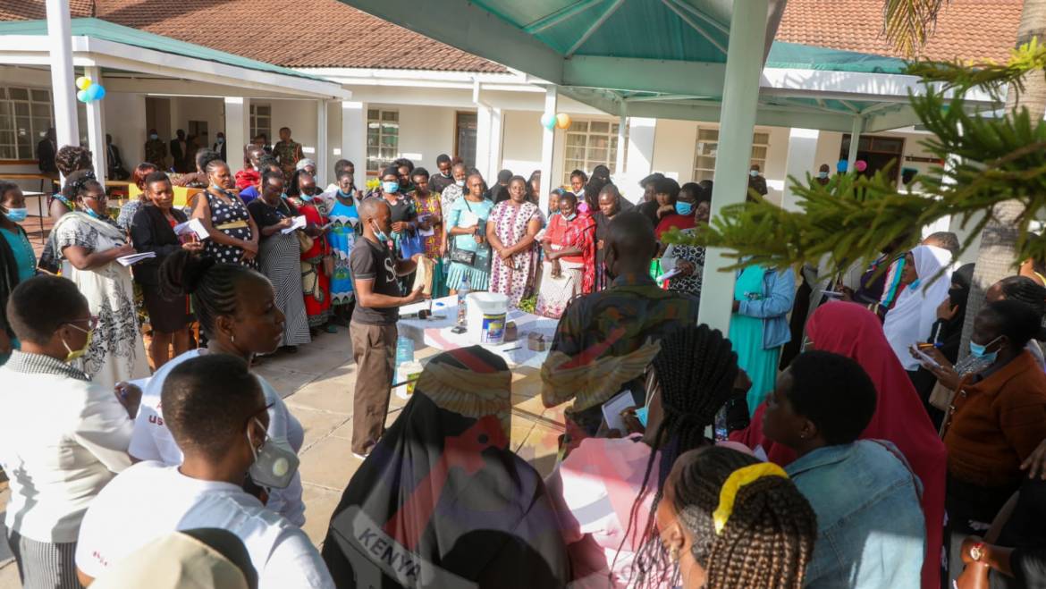 MWAK EMPOWERS WOMEN IN MOI BARRACKS