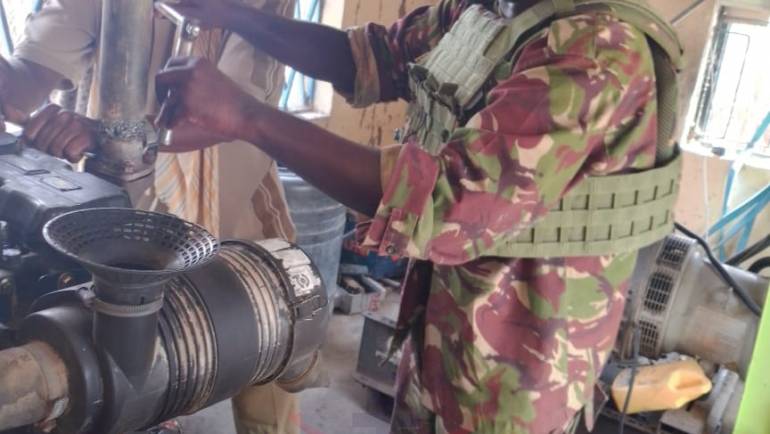 KDF RESTORES WATER SUPPLY TO TABDA RESIDENTS