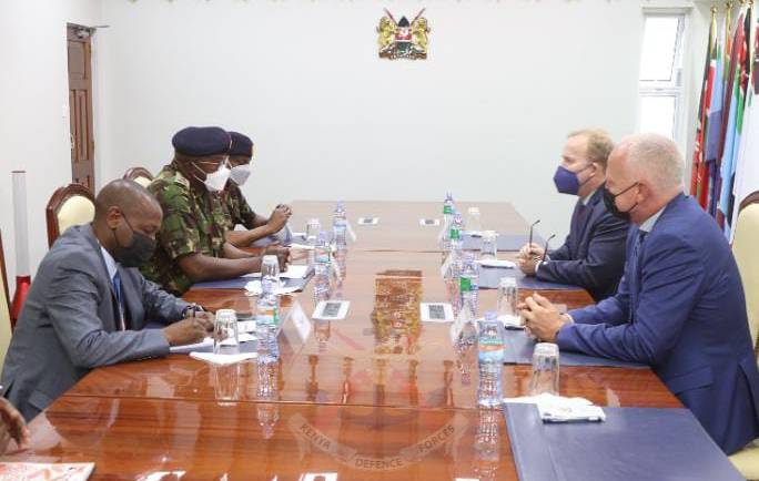 GERMAN MILITARY DELEGATION VISITS DEFENCE HEADQUARTERS
