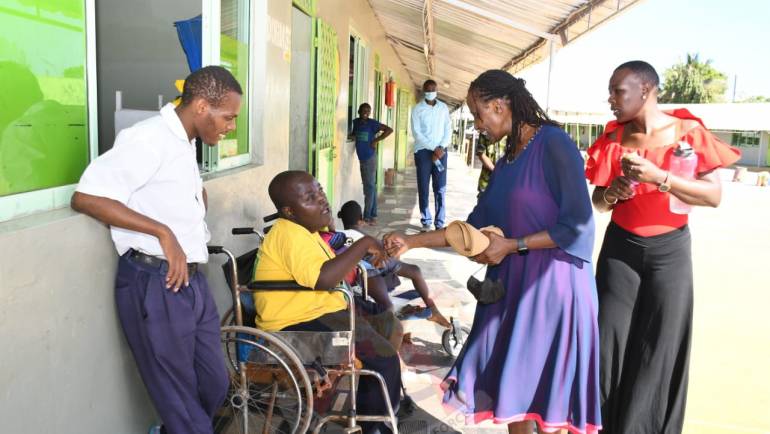 MWAK VISITS SAHAJANAND SPECIAL EDUCATION SCHOOL