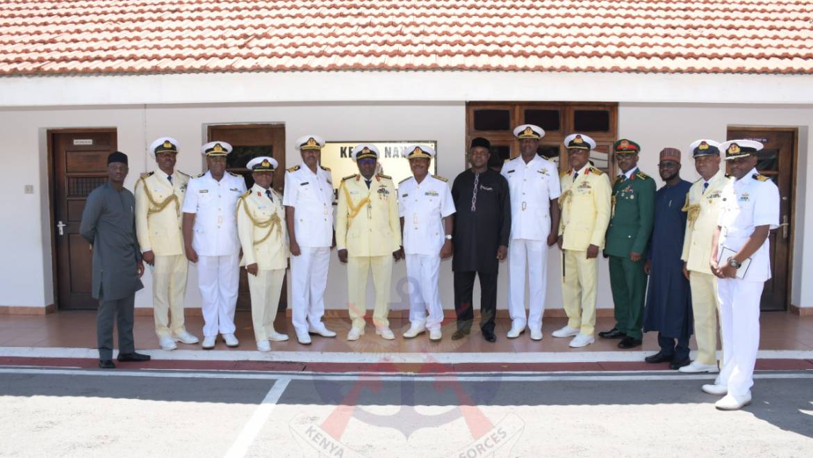 NIGERIA NAVY SHIP PORT OF CALL ON MOMBASA PORT