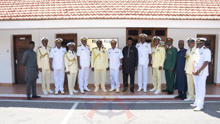 NIGERIA NAVY SHIP PORT OF CALL ON MOMBASA PORT