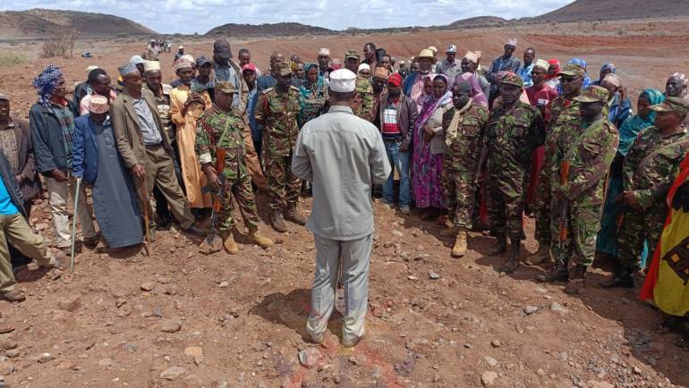 KDF HANDS OVER WATER PANS IN MARSABIT