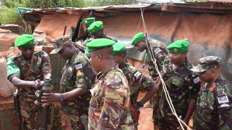 GOC EASTCOM VISITS TROOPS IN SOMALIA