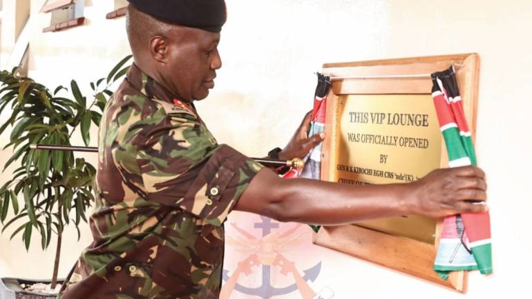 CDF COMMISIONS VIP LOUNGE AT HUMANITARIAN PEACE SUPPORT SCHOOL