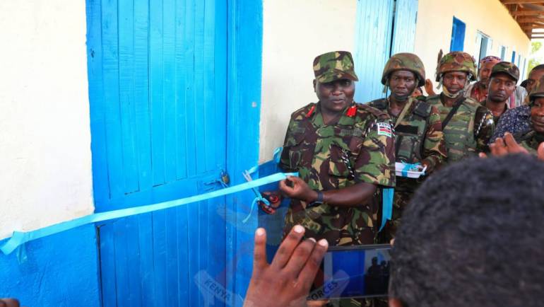 KDF REBUILDS SINAI SCHOOL IN HULUGHO, GARISSA COUNTY