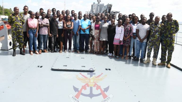UNIVERSITY OF NAIROBI STUDENTS VISIT KENYA NAVY