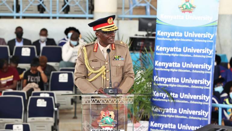 KENYATTA UNIVERSITY HOLDS MATRICULATION CEREMONY FOR KMA CADETS